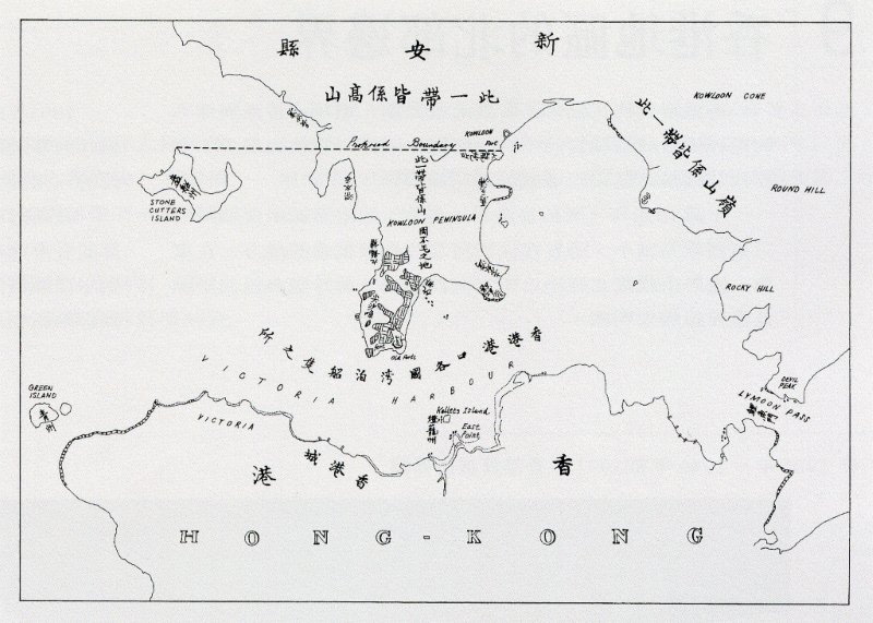 Map in the Convention of Peking