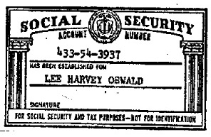 Lee Harvey Oswald's SSN card
